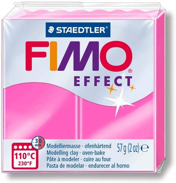 FIMO Neon Effects Clay 8010-601 57g PinkFIMO Neon Effects Clay 8010-201 57g Pink