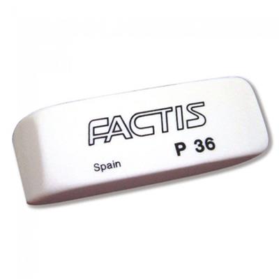 Facts erasers are flexible and designed to remove graphite from tracing papers and films. Also works well with paper. The plastic wedge-shaped eraser is made for erasing pencil markings.
