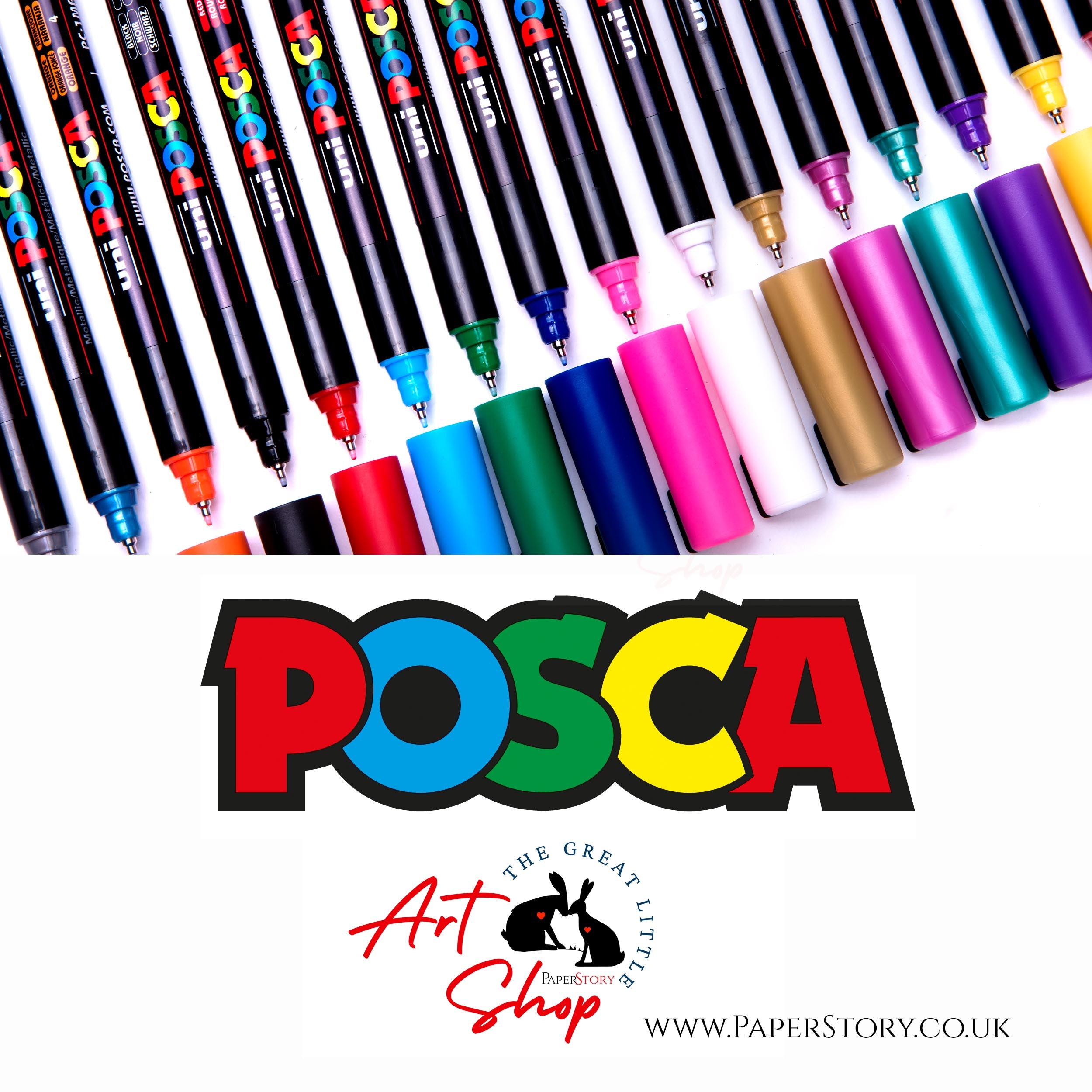 POSCA PC-1MR Paint Marker Pens Ultra-Fine 0.7 mm