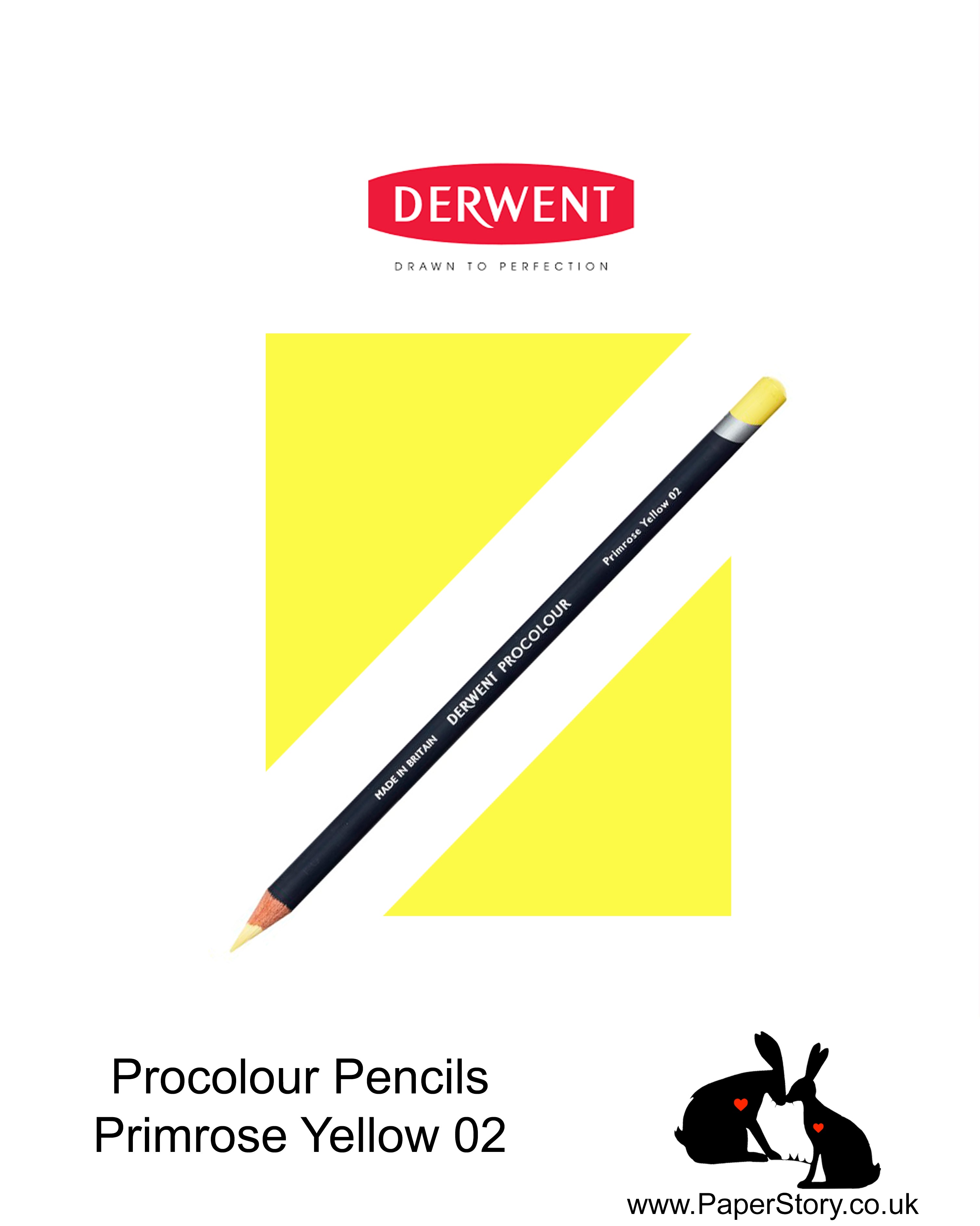 Derwent Procolour pencil Primrose Yellow 02