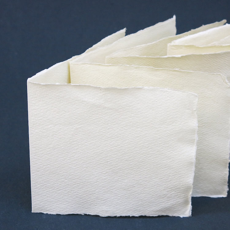 Khadi Handmade Cotton Paper Square Card & Envelope Pack 15x15 cm x 5