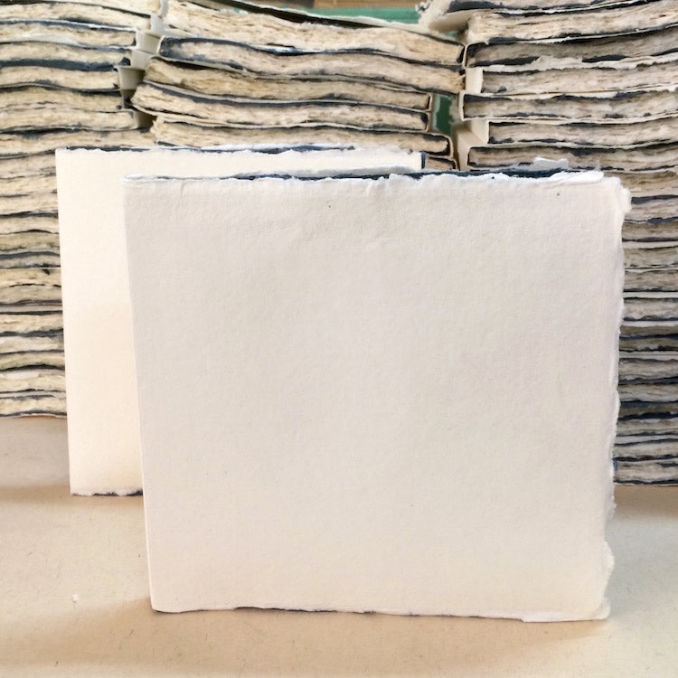 Khadi Handmade Cotton Paper Sketch Book 15 x 15 cm 150 gsm
