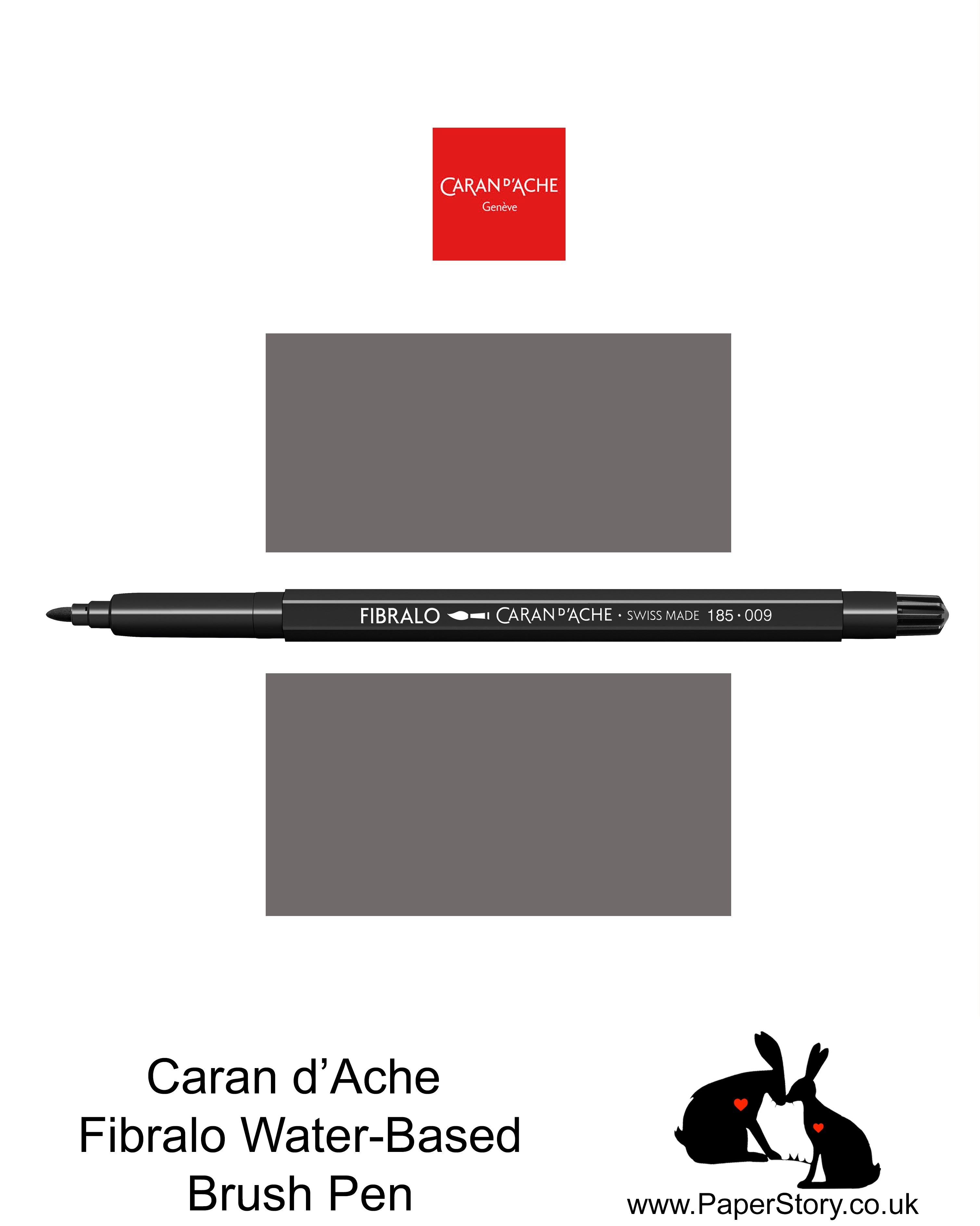 Caran D'Ache Fibralo Water-soluble fibre-tipped brush pen Nº902 Sepia