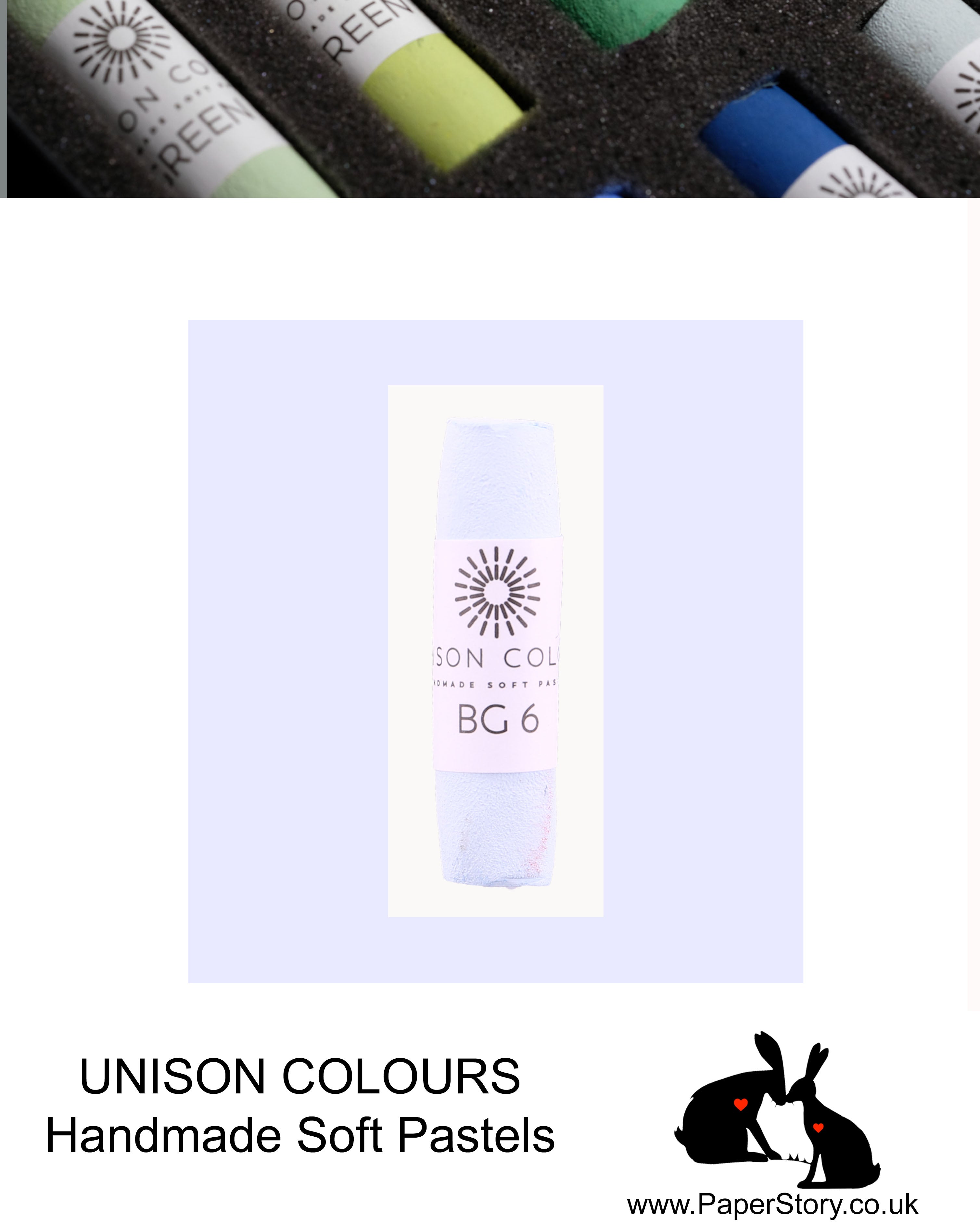 Unison Colour Handmade Soft Pastels Blue Green 06 - Size Regular