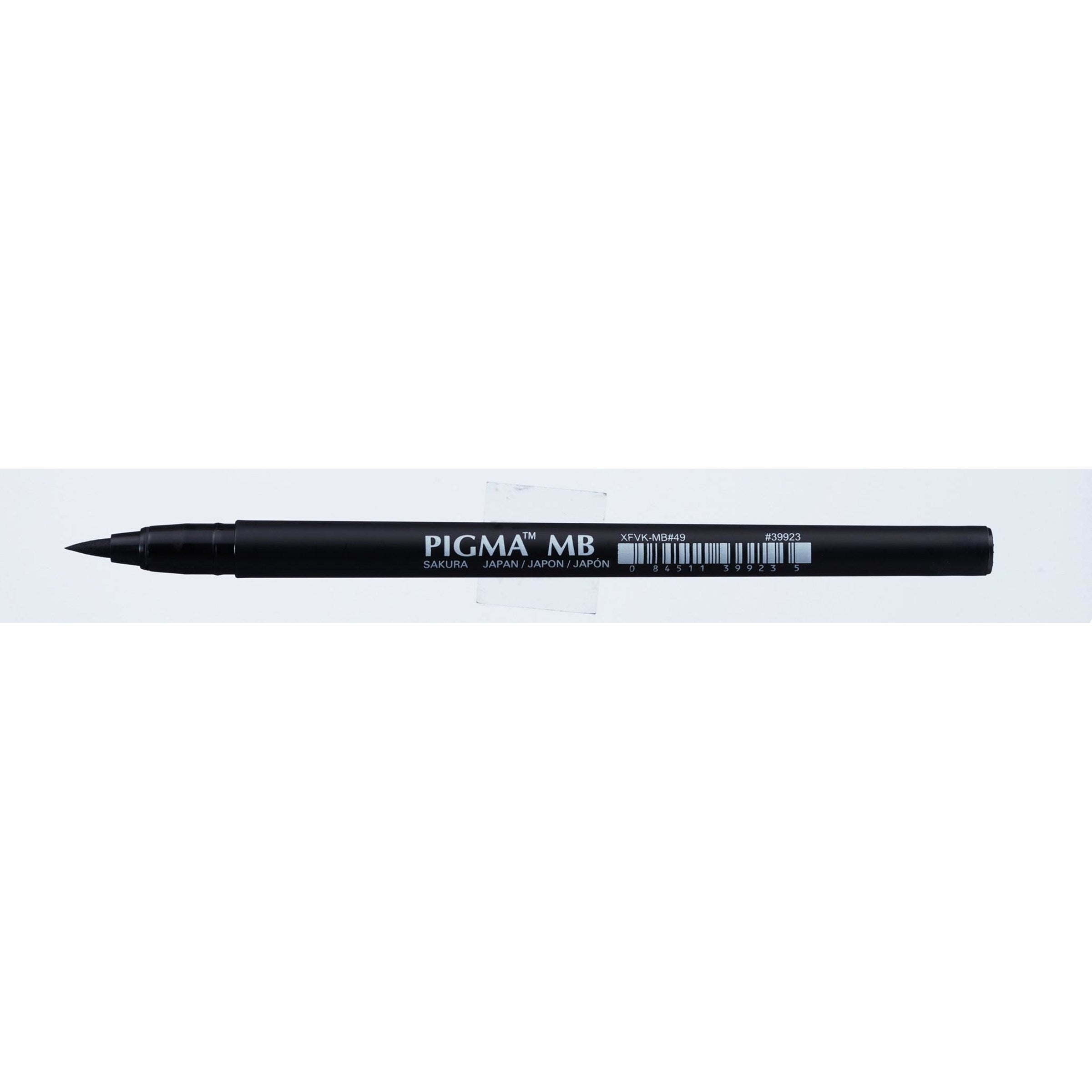 Pigma Micron Waterproof fine liner pen Black Pigma Brush - Medium