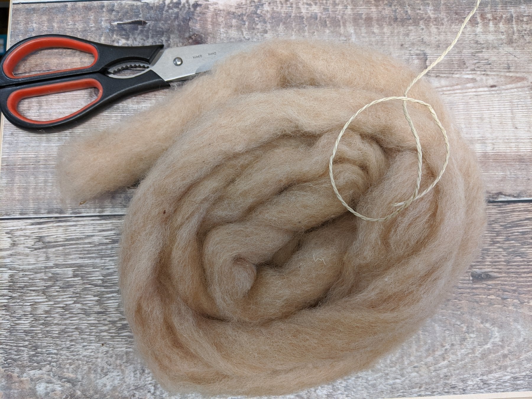 Carded Wool Slivers