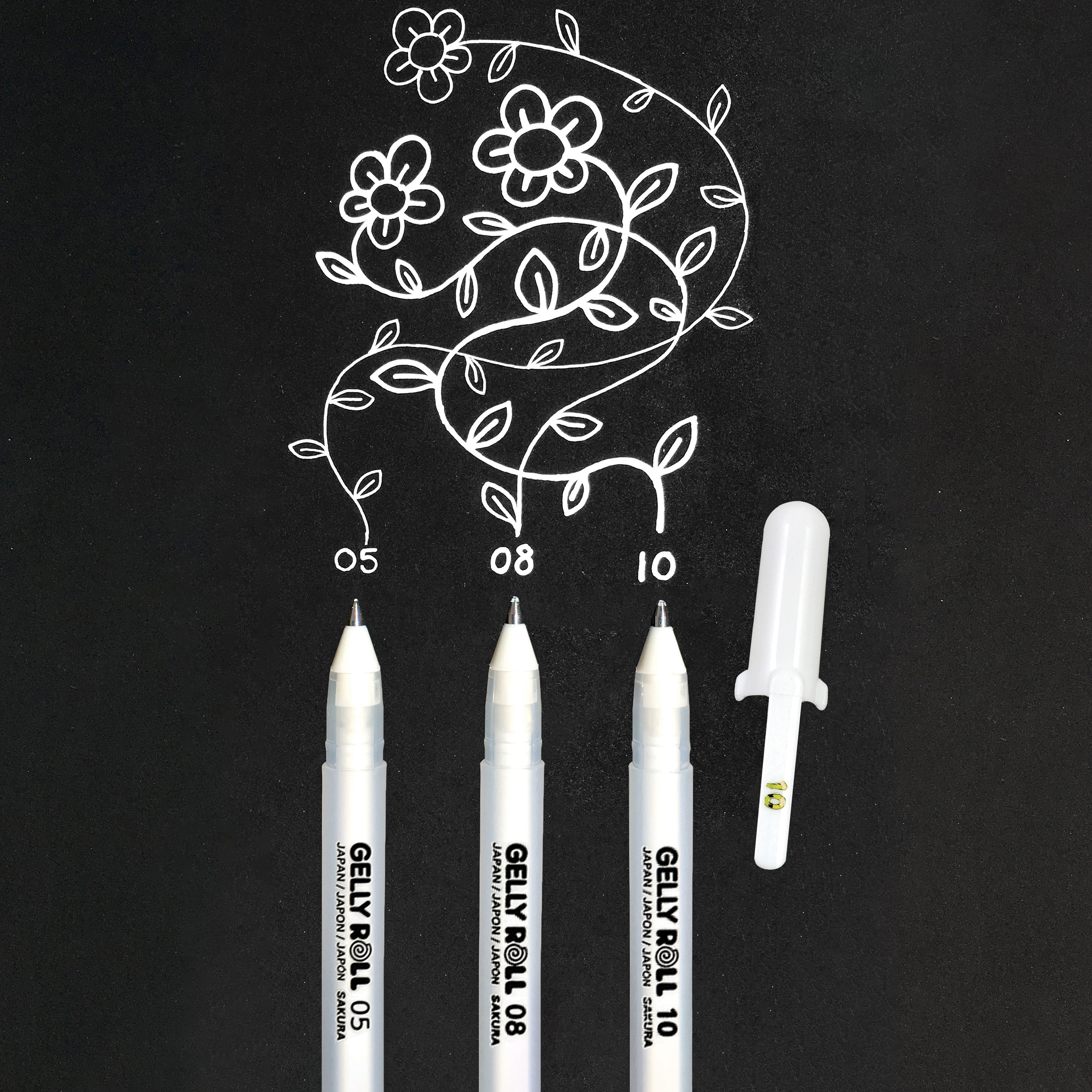 White Pens & Ink