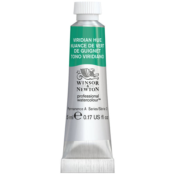 Winsor & Newton Professional Watercolour Paint 5ml Viridian Hue