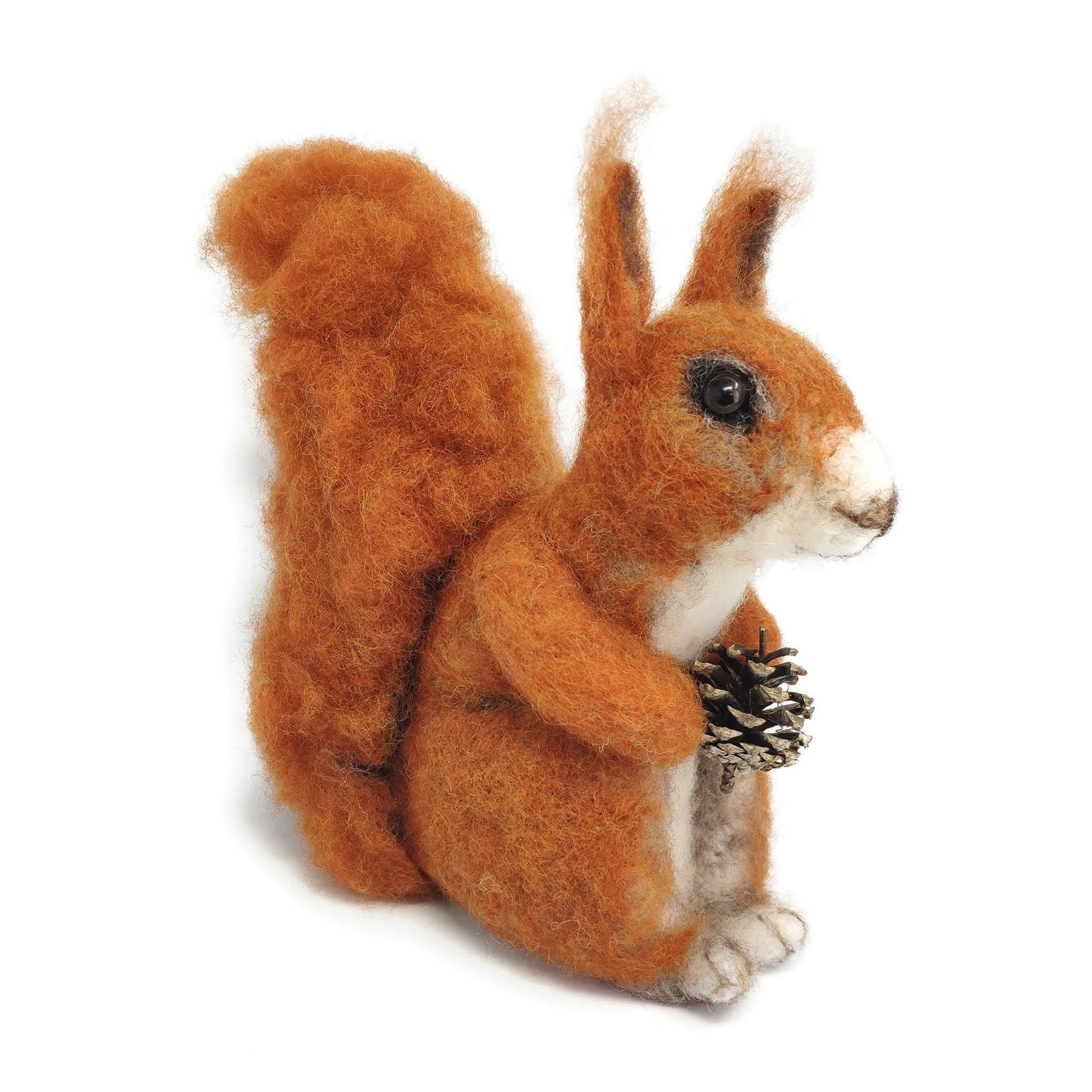 The Crafty Kit Company Highland Red Squirrel  Needle Felting Craft Kit