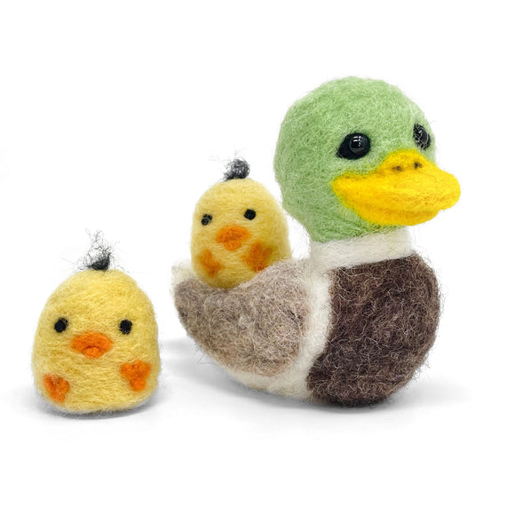 Crafty Kit Company Duck & Ducklings Needle felting kit