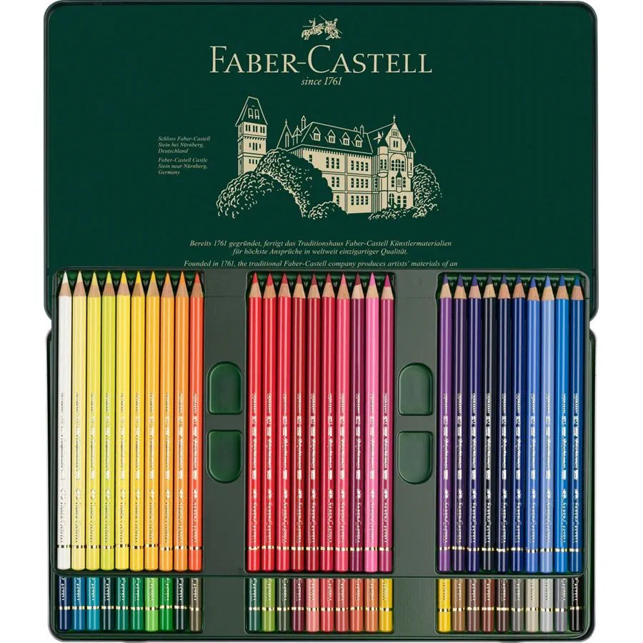 FABER CASTELL Polychromos Artists Pencils tin of 60