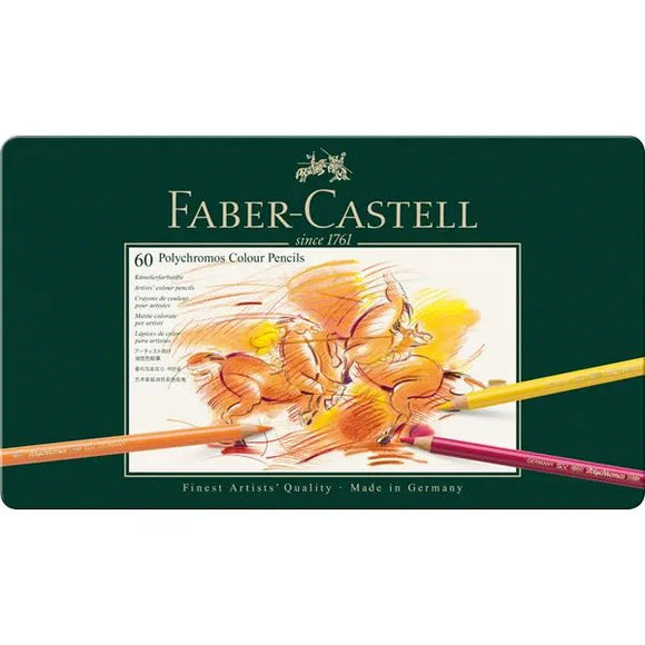 FABER CASTELL Polychromos Artists Pencils tin of 36