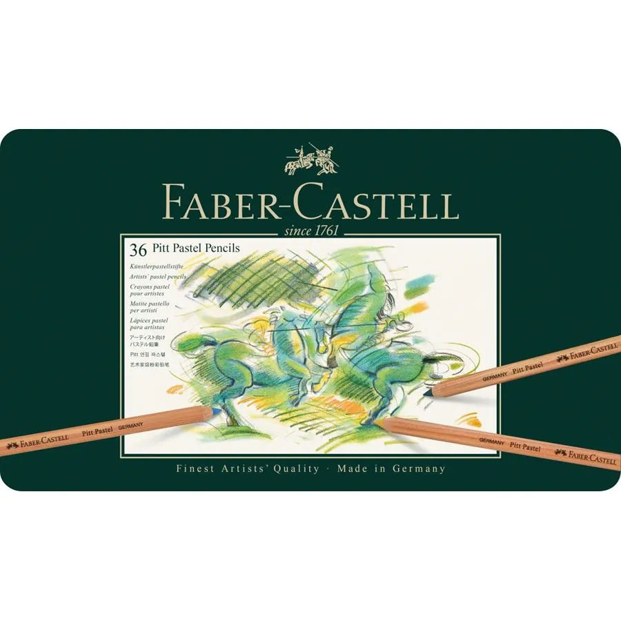 pitt pastel artists pastels by Faber Castell tin 36