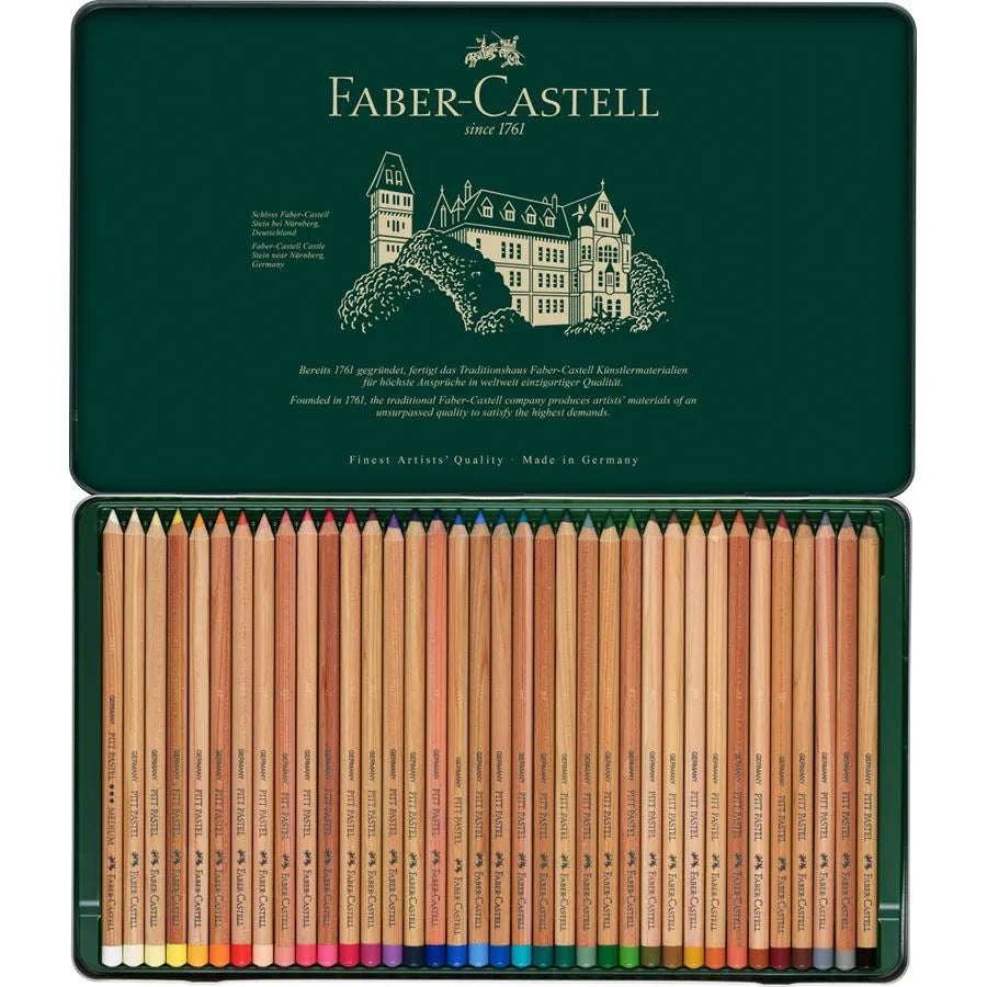 pitt pastel artists pastels by Faber Castell tin 36