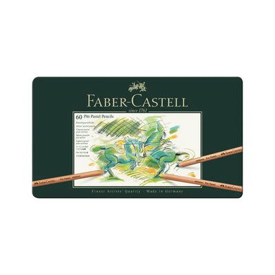 FABER CASTELL PITT Pastel Artists Pencils tin of 60