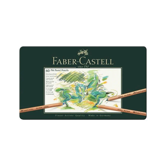 FABER CASTELL PITT Pastel Artists Pencils tin of 60