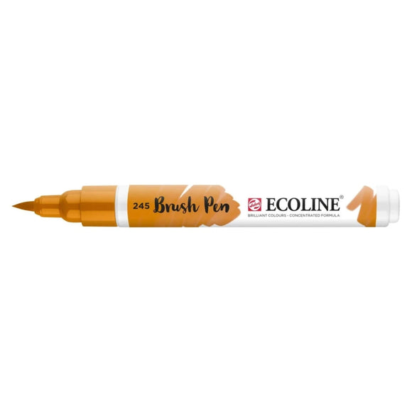 Royal Talens Ecoline Watercolour Brush Pen - Saffron Yellow 245