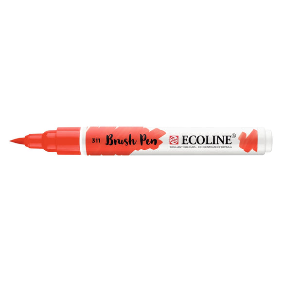 Royal Talens Ecoline Watercolour Brush Pen - Vermilion 311
