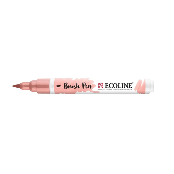 Royal Talens Ecoline Watercolour Brush Pen - Pastel Red 381