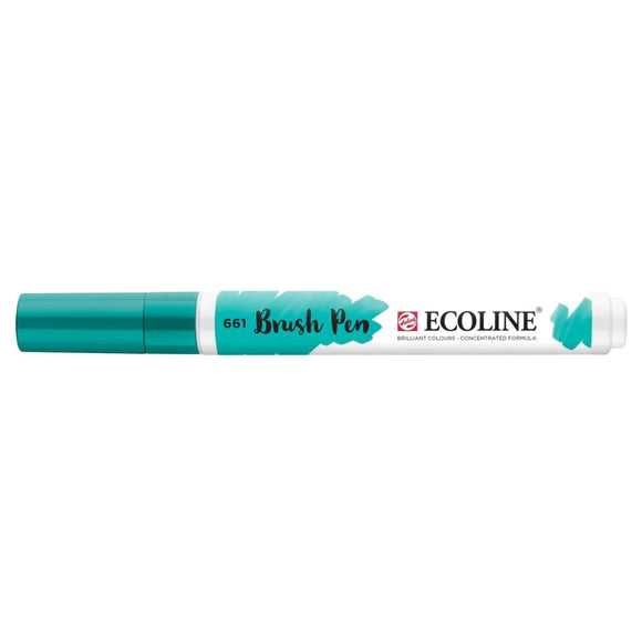 Royal Talens Ecoline Watercolour Brush Pen - Turquoise Green 661