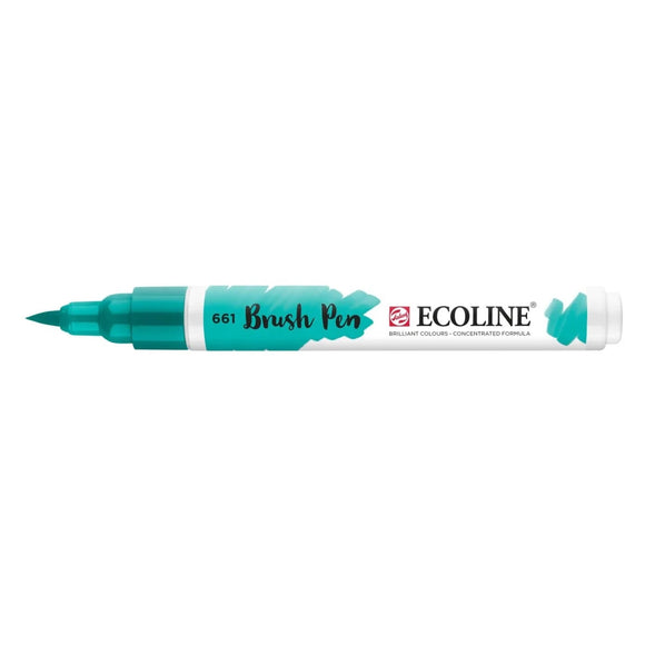 Royal Talens Ecoline Watercolour Brush Pen - Turquoise Green 661
