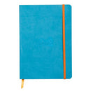 Rhodua lined notebook with leatherette finish