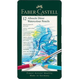 FABER CASTELL Albrecht Dürer Watercolour Artists Pencils tin of 12