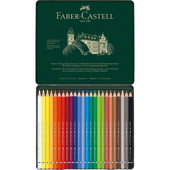 FABER CASTELL Albrecht Dürer Watercolour Artists Pencils tin of 24