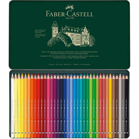 FABER CASTELL Albrecht Dürer Watercolour Artists Pencils tin of 36