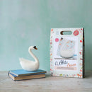 The Crafty Kit Company Large White Swan Needle Felting Craft Kit
