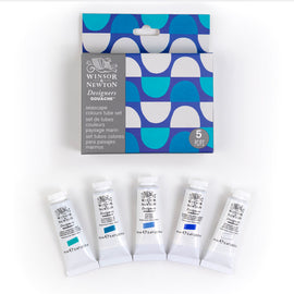 Winsor & Newton art supply set with packaging on a white background