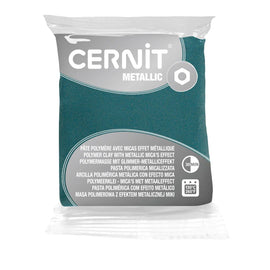 CERNIT Polymer Clay Metallic Effect 054 Turquoise Gold 56g