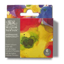 Winsor & Newton watercolor set packaging with colorful watercolor design