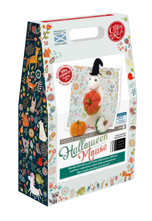The Crafty Kit Company Hallowe'en Mouse & Pipkin Craft Kit