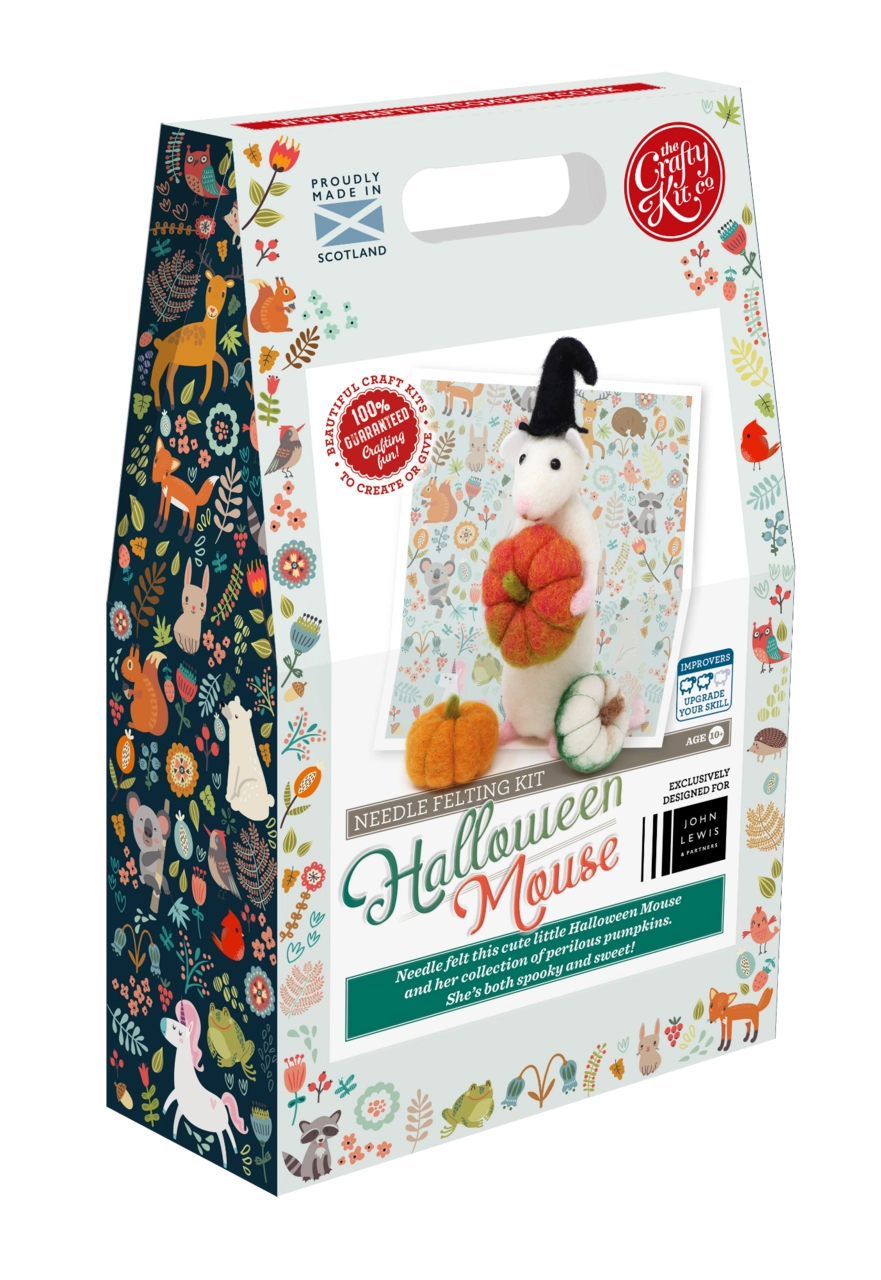 The Crafty Kit Company Hallowe'en Mouse & Pipkin Craft Kit