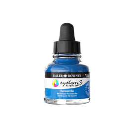 System 3 Acrylic Ink 29.5ml - Fluorescent Blue