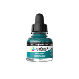 System 3 Acrylic Ink 29.5ml - Phthalo Turquoise