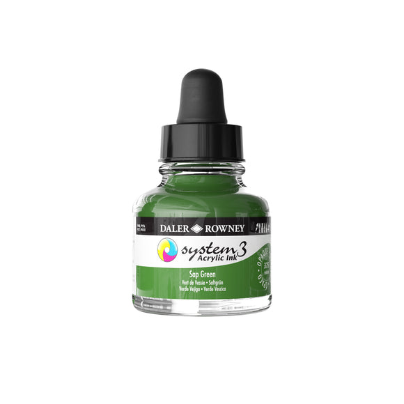 System 3 Acrylic Ink 29.5ml - Sap Green