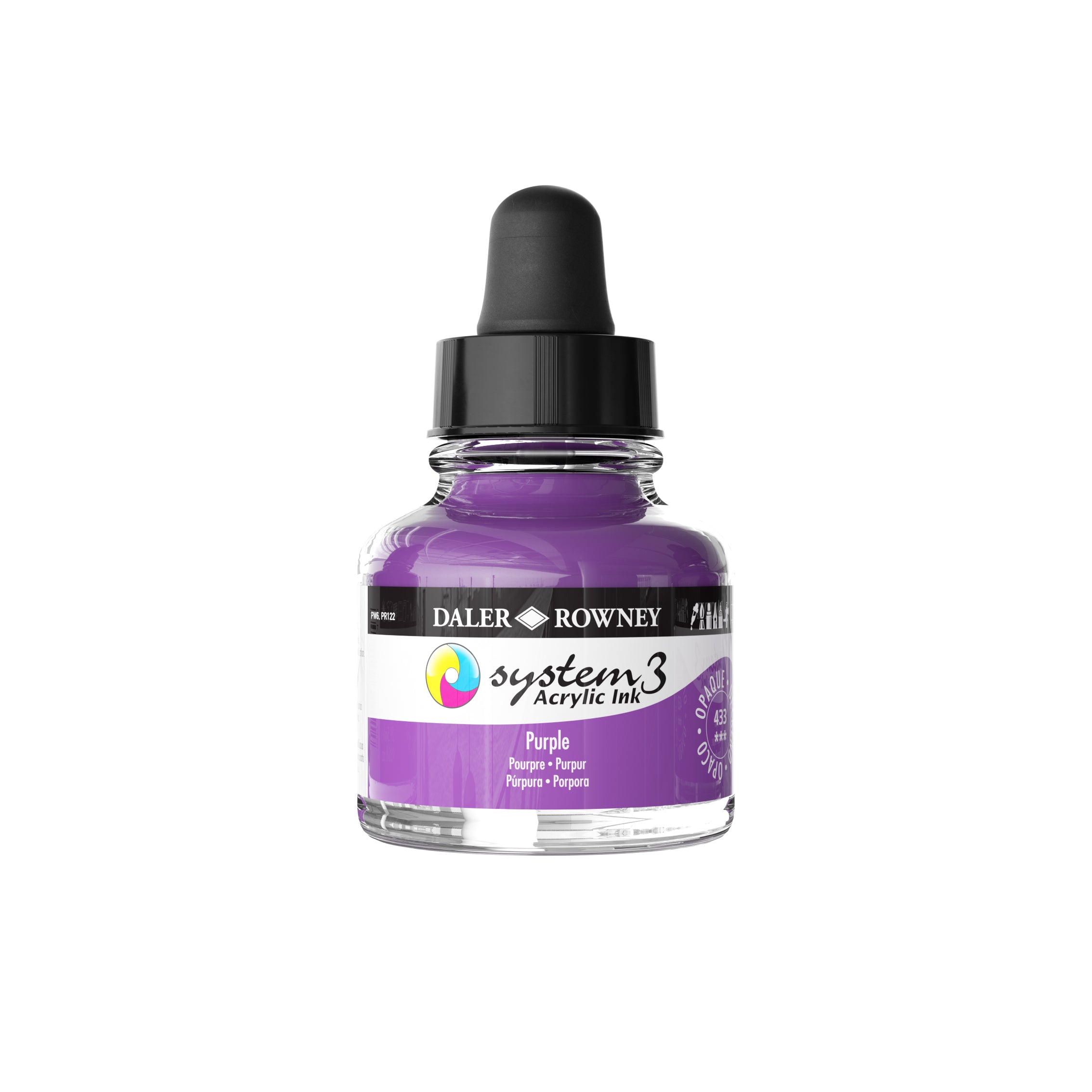 System 3 Acrylic Ink 29.5ml - Purple