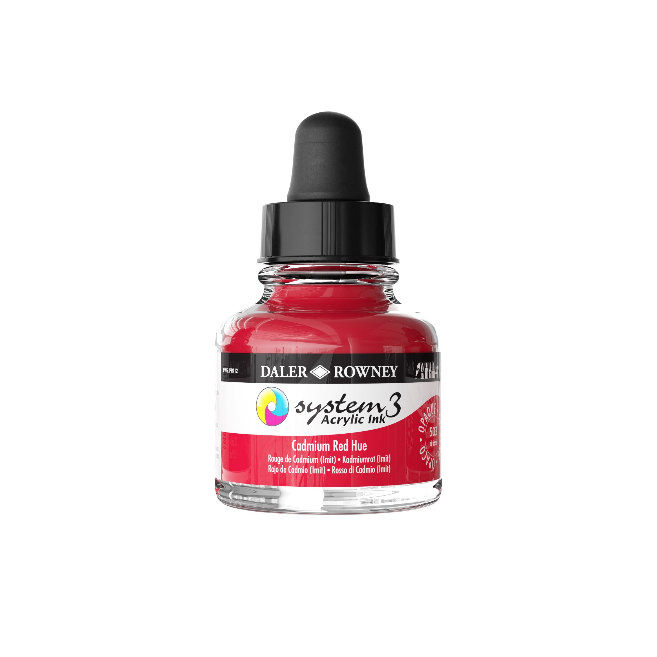 System 3 Acrylic Ink 29.5ml - Cadmium Red Hue