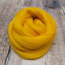 Corriedale Wool Top -  Golden Yellow 220g e - Clearance-2