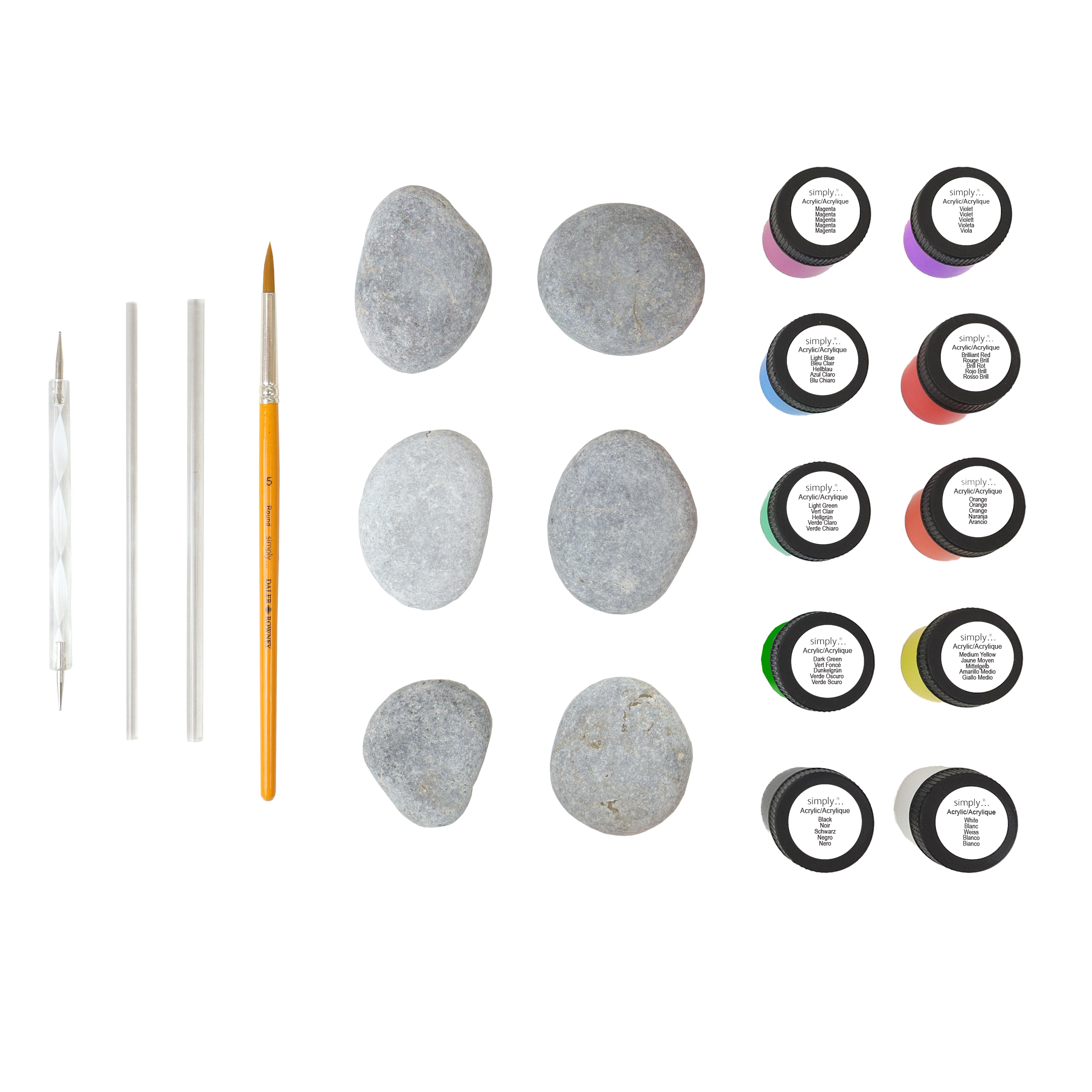 Daler Rowney Rock Painting Craft Creative Set