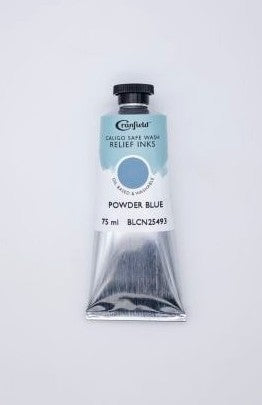 Cranfield Caligo Safe Wash Relief Printing Ink Powder Blue 75g tube