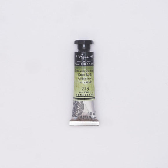 Sennelier L'Aquarelle Watercolour Paint 10ml Tube - Green Earth