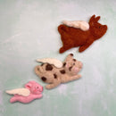 The Crafty Kit Company Flying Pigs Needle Felting Craft Kit