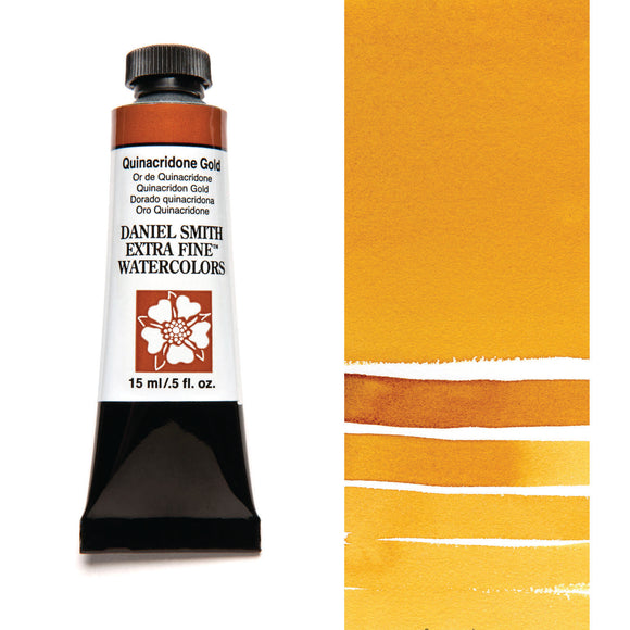DANIEL SMITH Extra Fine Watercolour Quinacridone Gold 15ml tube
