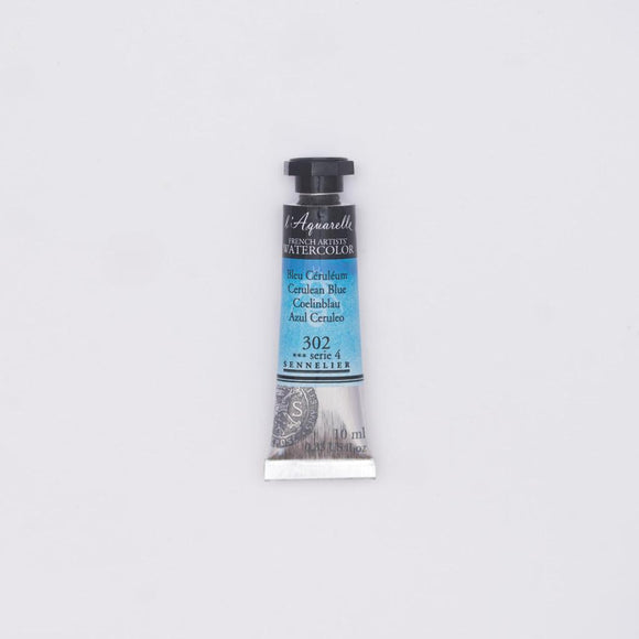 Sennelier L'Aquarelle Watercolour Paint 10ml Tube- Cerulean Blue