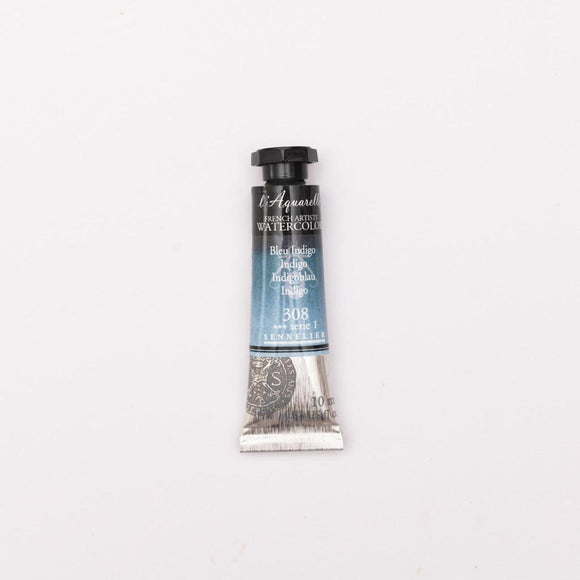 Sennelier L'Aquarelle Watercolour Paint 10ml Tube - Blue Indigo