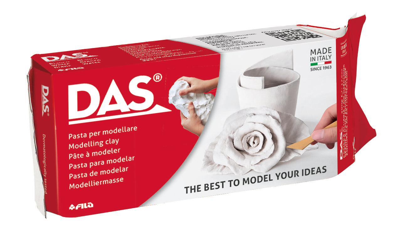 DAS White Air Drying Modelling Clay 1kg