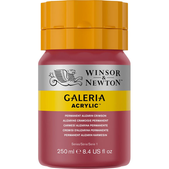 Winsor & Newton Galeria Acrylic Permanent Alizarin Crimson 250ml